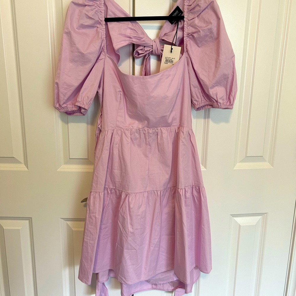 Tiered mini dress